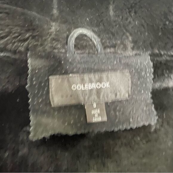 Colebrook Classics Genuine Suede Leather Faux Fur Lined Hooded Jacket Small - Picture 8 of 10